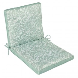 Coussin de fauteuil de jardin imprimé vert