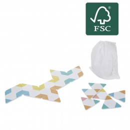 Dominos triangulaires XL en bois certifié FSC®