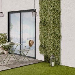 Mur végétal 4 carreaux cyprés artificiel vert