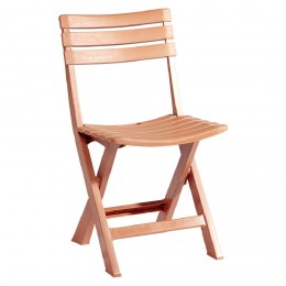 Chaise pliante relax terracotta