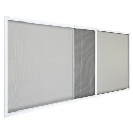 Moustiquaire de fenêtre en aluminium extensible L70/130xH50cm