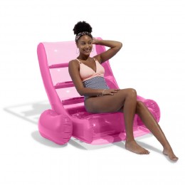 Chaise gonflable piscine transparente