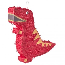 Piñata dinosaure rouge L50xl48xH10cm