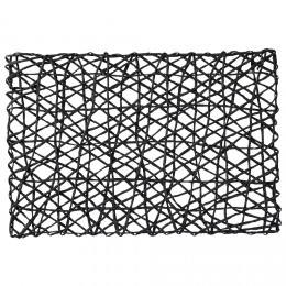 Set de table design filaire noir 45x30 cm