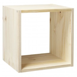 Structure Cubox 1 case 35x30x35cm pin naturel