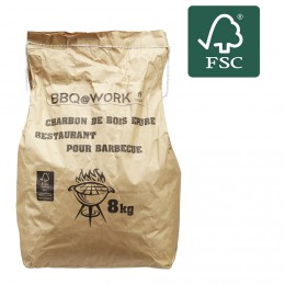 Charbon de bois certifié FSC® sac de 8kg