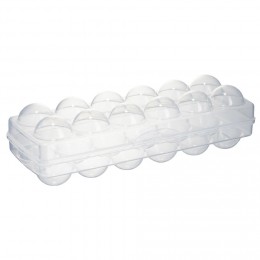 Boîte pour 12 oeufs plastique transparent