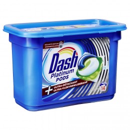 Lessive Dash pods ultra détachant 14 lavages