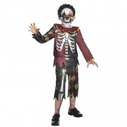 Déguisement enfant Halloween clown squelette 11/14 ans
