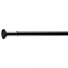 Tringle poussoir noir L110-200cm