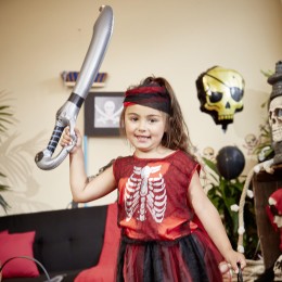 Déguisement enfant Halloween pirate robe 7/10 ans