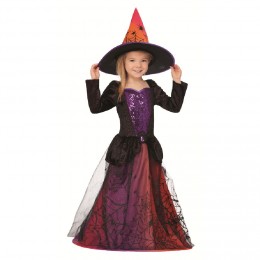 Déguisement enfant Halloween sorcière 4/6 ans