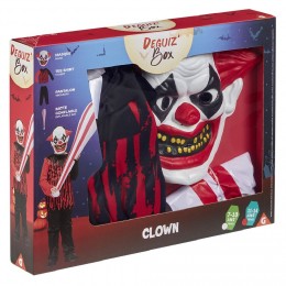 Deguiz'box enfant Halloween clown démoniaque 7/10 ans