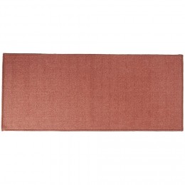 Tapis de cuisine latex uni rouge 120x50 cm