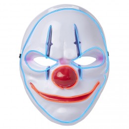 Masque adulte Halloween clown LED