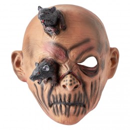 Masque adulte Halloween souris zombie en latex