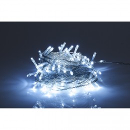 Guirlande lumineuse 180 LED blanc froid fixe et clignotant L.17,9 m
