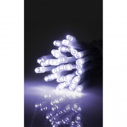 Guirlande lumineuse 30 LED blanc froid fixe clignotant L.2,9 m