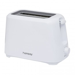 Grille pain toaster Homday blanc 700W