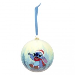 Boule de Noël Disney Stitch bleu Ø9,5 cm