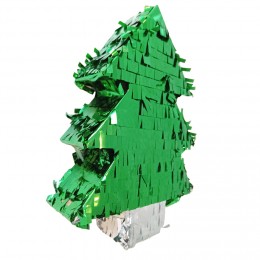 Piñata forme sapin de Noël vert H25cm
