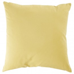 Coussin carré jaune or 60x60cm
