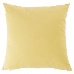 Coussin carré jaune or 45x45cm