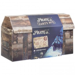 Box coffre décoration Pirate party box 39 pièces