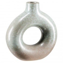Vase céramique design circulaire