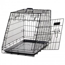 Cage de transport pour chien taille L dim. 76L x 48l x 55H