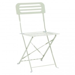 Chaise de jardin Rio pliante métal vert 41x45xH82cm