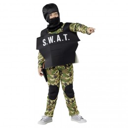 Déguisement enfant Agent Swat militaire 11/14 ans