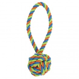 Jouet pour chien Poignée en corde avec nœud L.18 cm