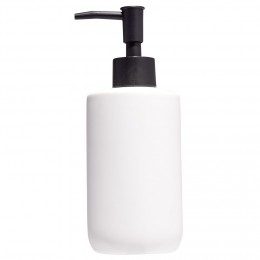 Distributeur de savon céramique blanc Ø7xH18,5cm