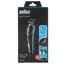 Tondeuse à barbe Braun BT3240 sans fil 39 longueurs de coupe