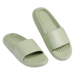 Sandales claquettes plastique vert uni T38/39