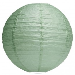 Suspension boule chinoise papier vert - Ø40xH38cm