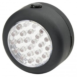Lampe ronde magnétique 24 LED noir