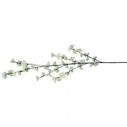 Branche de pêcher artificiel fleurs blanches L125 cm