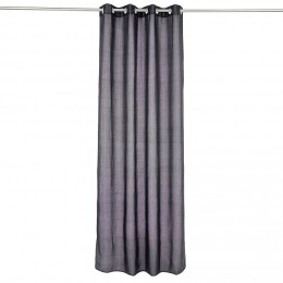 Rideau polyester 140x240cm chiné noir