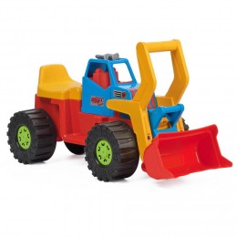 Porteur tractopelle camion enfant jouet d'extérieur Rouge
