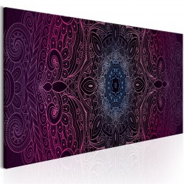 Tableau imprimé Mandala violet