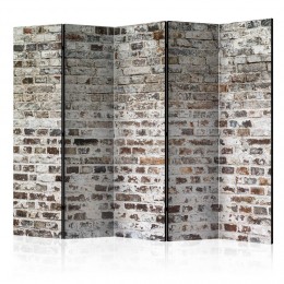 Paravent imprimé mur de briques Old Walls 5 volets