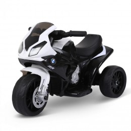 Moto électrique pour enfants 3 roues 6 V 2,5 Km/h effets lumineux et sonores BMW S1000 RR