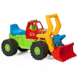 Porteur tractopelle camion enfant jouet d'extérieur Vert