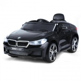 Voiture électrique enfants 6 V 3 Km/h max. effets sonores et lumineux télécommande incluse noir BMW 6 GT