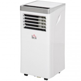 Climatiseur portable 9.000 BTU/h - ventilateur, déshumidificateur - réfrigérant naturel R290 - télécommande - débit d'air 360 mAh - blanc