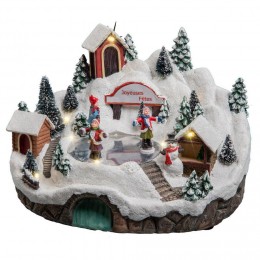 Village de Noël à la montagne