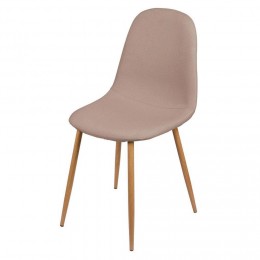 Chaise scandinave tissu Oslo taupe
