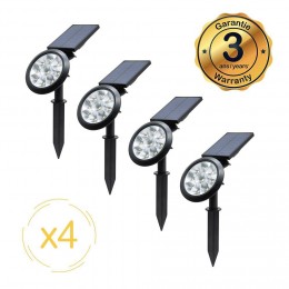 Projecteur solaire EZIlight® Solar spot - Pack de 4 lampes